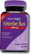 Yohimbe 500mg 90 caps from NATROL
