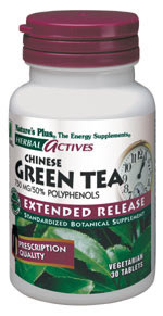Green Tea (Chinese) 750mg 30ct - 50% Polyphenols from Natures Plus
