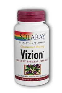 Vizion Bilberry Special Formula 90ct from Solaray