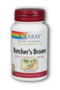 Butchers Broom Extract 60ct 100mg from Solaray