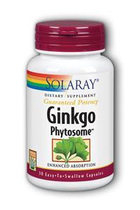 Ginkgo Phytosome 30ct 180mg from Solaray