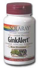 GinkAlert Special Formula 60ct from Solaray