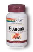 Guarana Seed Extract 60ct 200mg from Solaray