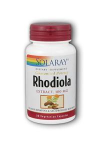 Rhodiola Extract 30ct 100mg from Solaray