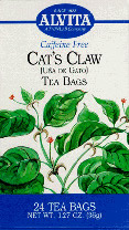 Cat's Claw Tea 24 bags from ALVITA TEAS