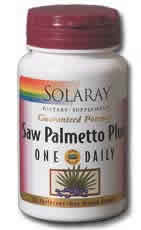 Saw Palmetto Plus One Daily 30ct 320mg softgel from Solaray