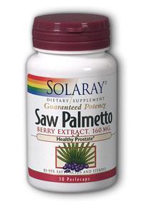 Saw Palmetto Berry Extract 30ct 160mg from Solaray
