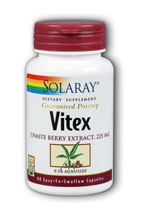 Vitex Chaste Berry Extract 60ct 225mg from Solaray