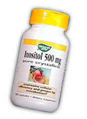 Inositol 500mg 100 caps from NATURE'S WAY