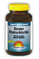 Betaine HCL, 648 mg 250ct from Natures Life