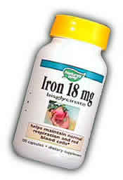 Iron 18mg 100 caps from NATURE'S WAY
