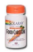 Dry Natural Food Carotene 30ct 10000IU from Solaray