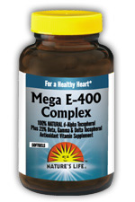 Mega E, 400 Complex 50ct from Natures Life