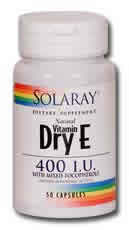 Dry Vitamin E-400 50ct 400IU from Solaray