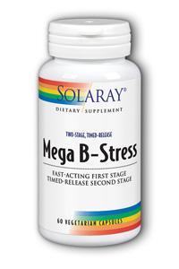 Two-Stage Mega B-Stress 60ct from Solaray