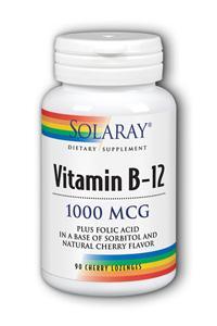 B 12-1000mcg 90ct 1000mcg from Solaray