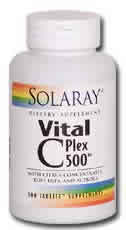 Vital C Plex 500 100ct 500mg from Solaray