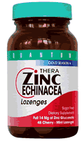 Zinc Echinacea Lozenges Cherry 48 loz from QUANTUM