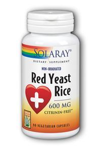Red Yeast Rice 90ct 600mg from Solaray