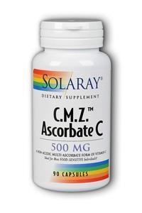 C.M.Z. Ascorbate C 90ct 500mg from Solaray