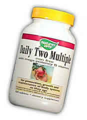 Daily Two (Iron Free) 100 caps from NATURE'S WAY