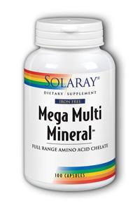 Mega Multi Mineral Iron-Free 100ct from Solaray