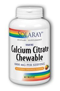 Calcium Citrate Chewable 60ct 250mg from Solaray