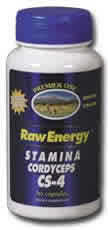 Raw Energy Stamina with Cordyceps CS-4 60ct from Premier