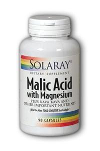 Malic Acid with Magnesium 90ct 133mg from Solaray