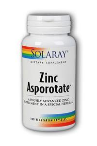 Zinc-15 Asporotate 100ct 15mg from Solaray