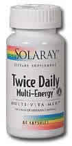 Twice Daily Multi Energy 120ct from Solaray