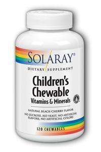 Children's Chewable Vitamins & Minerals 120ct from Solaray