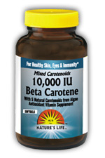 Beta Carotene 10,000 IU 100ct from Natures Life