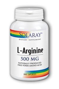 Free-Form L-Arginine 100ct 500mg from Solaray