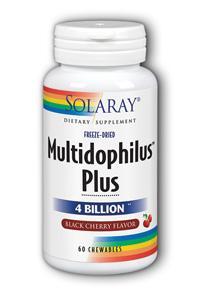 Multidophilus Plus DDS-1 Black Cherry Chewable 60ct 4bil from Solaray