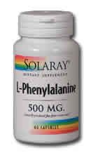 Free-Form L-Phenylalanine 60ct 500mg from Solaray