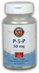 P-5-P The Most Active Form of B6 50ct from Kal