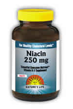 Niacin, 250 mg 100ct from Natures Life