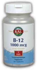 B 12-1000 S.R. 50ct 1000mcg from Kal