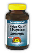 Calcium Citrate & Mag 100ct from Natures Life