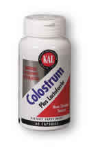 Colostrum Plus Lactoferrin 60ct from Kal