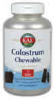 Chocolate Cream Colostrum Chewable 120ct 500mg from Kal