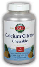 Calcium Citrate Chewable 60ct from Kal
