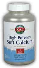 High Potency Soft Calcium 120ct 1200mg from Kal