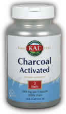 Charcoal 100ct 260mg from Kal