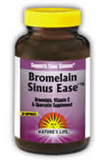 Bromelain Sinus Ease 100ct from Natures Life