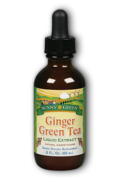Liquid Green Tea With Ginger