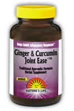 Ginger and Curcumin Joint Ease 100ct from Natures Life