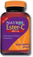 Ester-C 250mg Chewable Orange 125 wafers from NATROL