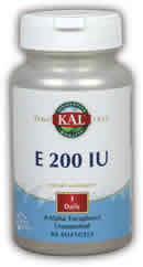 E-200 d-Alpha Tocopherol 90ct 200iu from Kal